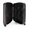 lichtpaars slangenhuid met symmetrische schubstructuur NBS - Handbagage koffer - Volwassenen Unisex middel -binnenkant