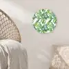 Bohemian - Bladeren - Bloemen - Tropisch Wandcirkel kunststof plaat 5mm dik klein -sfeer5