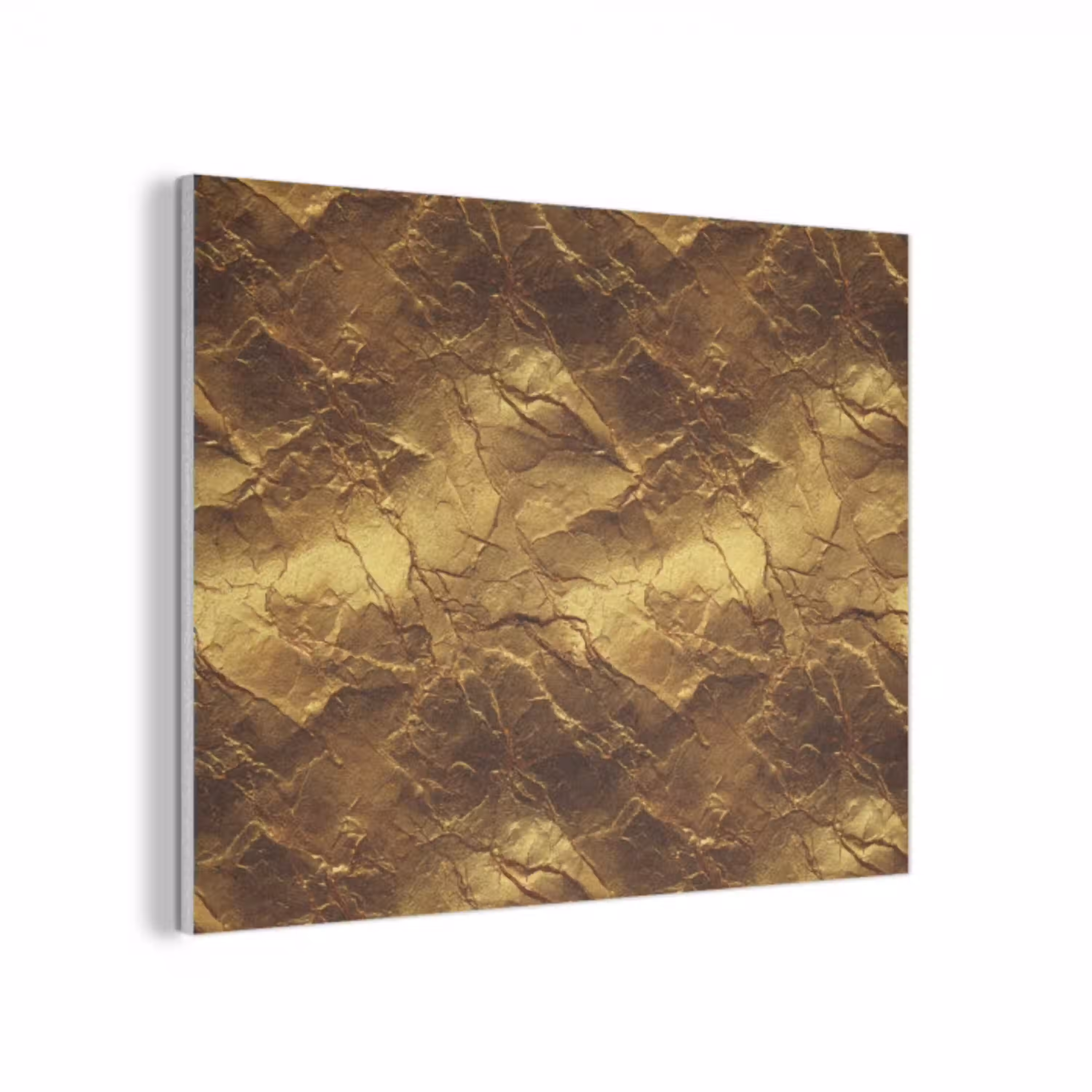 Bladgoud - Textuur  - Goud PET vilt klein 837 -3d