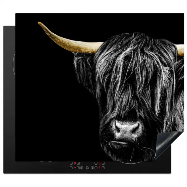 Schemering Silhouet Inductie beschermer vinyl 3mm middel -3d