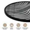 Lijnen - Patroon - Abstract - Wit Fotolijst rond zonder passe partout klein -closeup_NL