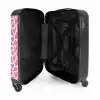 Patronen - Spatten van roze NBS - Handbagage koffer - Kinderen Unisex middel -binnenkant