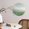 Zee - Horizon - Blauw - Mist Wandcirkel kunststof plaat 5mm dik klein -sfeer4