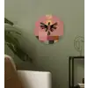 Illustratie - Vogel - Vlakken - Kleurrijk Wandcirkel kunststof plaat 5mm dik klein -sfeer3