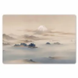 Japans - Landschap - Beige Placemat vinyl groot -zzsfeer1_Kitchenyeah-website