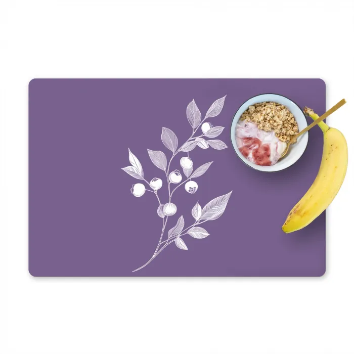 Tak - Sierlijk - Bladeren - Minimalistisch Placemat vinyl groot -zzzproduct_Kitchenyeah-website