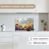 Bloemen - Natuur - Botanisch - Kunst keuken achterwand spatscherm klein -sfeer4_FR