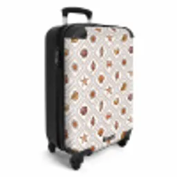 Oranje strand print NBS - Handbagage koffer - Volwassenen Unisex middel -productfoto_3d