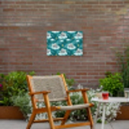 Koala's - Betoverend - Blauw Tuinposter op houten frame 2 cm dik klein 845 -sfeer3