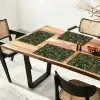 Bladeren - Takken - Camouflage - Groen Placemat vinyl groot 368 -zzsfeer4_Kitchenyeah-website