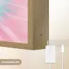 Tie Dye - Pasteltinten - Roze Light Box met batterij (Wandlamp kind) middel -USP_websiteoplaadbaarNL