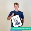 Baby neushoorn Rugzak - Zwart middel -sfeer7_NL