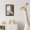 Geometrisch - Geweven structuur - Modern fotolijst zwart zonder passe partout klein -usfeer4_kinderkamer