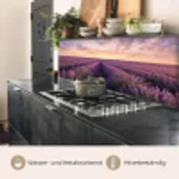 Landschap - Lavendelveld - Paars keuken achterwand 2 middel -usp_DE