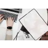 Wolkenstructuur - Roze - Marmer laptophoes neopreen klein 279 -bureau