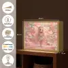 Fee - Bloemen - Roze Light Box met batterij (Wandlamp kind) middel -USP_websiteoverzichtNL