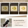 Ovaal - Vis - Geel - Schubben Light Box met batterij (Wandlamp) middel -USP_dimbaarNL