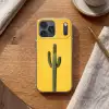 Cactus - Groen - Minimalistisch Telefoonhoesje iPhone 17 Pro Max klein -sfeer1