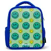 All smiles groen Kinderrugzak - Blauw middel -3d