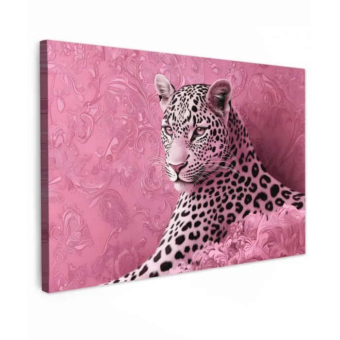 Panter - Luxe - Roze canvas 2cm klein -z3d