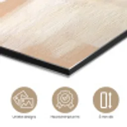 Kunst - Wit - Beige - Modern aluminium wit klein -closeup_NL