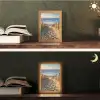 Strand - Zee - Nederland - Duinen - Zon Light Box met kabel (Tafellamp) klein -sfeer3