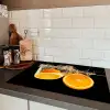 Sinaasappel Splash Symfonie Inductie beschermer vinyl 3mm klein -sfeer3