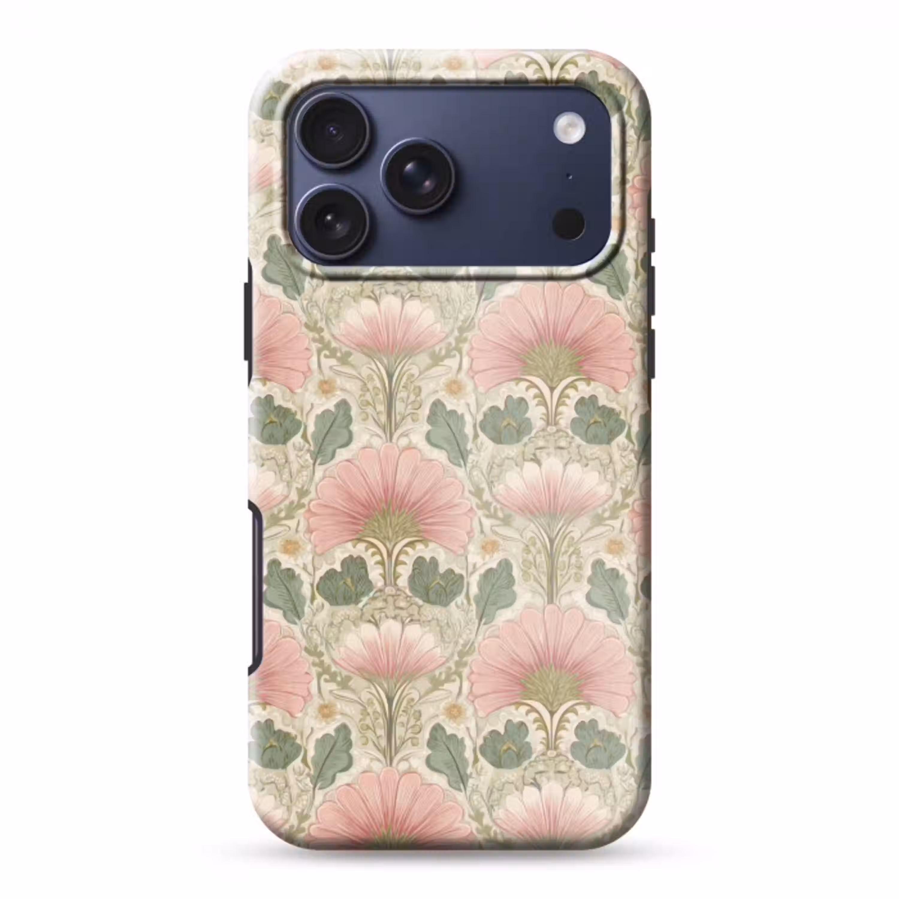 Klassiek - Patroon - Roze Toughcase MagSafe Apple iPhone 17 Pro Max klein 1019 -3d