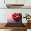 Fruit - Hartjes - Aardbeien - Frambozen - Bosbessen keuken achterwand spatscherm klein -sfeer2