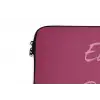 eat me out don't stress me out - Roze - Minimalistisch laptophoes neopreen klein -detail