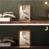 Zeilboot - Zee - Beige - Zon Light Box met kabel (Tafellamp) klein -sfeer3