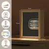 Sardines - Blik - Zwart - Vissen Light Box met kabel (Tafellamp) klein -USP_NL