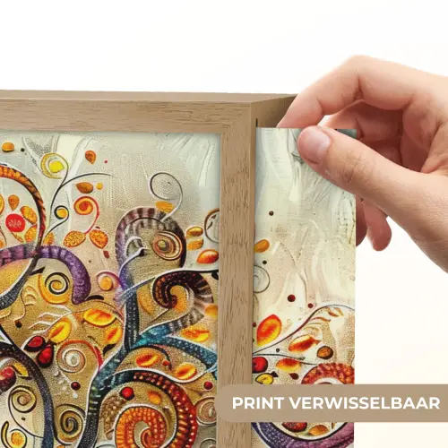 Boom - Kunst - Modern - Natuur Light Box met batterij (Wandlamp) middel -USP_websiteprintNL