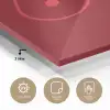 Minimalistisch - Lijnillustratie - Rood plexiglas 5mm klein -sfeer2