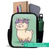 Kawai - Alpaca - Groen Rugzak - Zwart middel -inhoud_NL