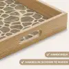 Giraf - Patroon - Beige - Bruin Dienblad Rechthoek middel 911 -USP_HandgreepNL