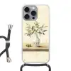 Vaas - Keramiek - Olijftakken Hoesje iPhone 16 Pro Max met koord klein -3d