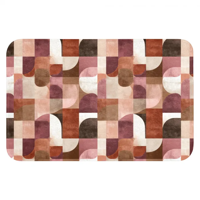 Geometrie - Modern - Retro WCmat klein 1009 -3d