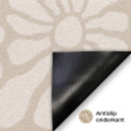 Bloemen - Print - Beige - Bruin - Minimalistisch Deurmat klein -antislip_NL