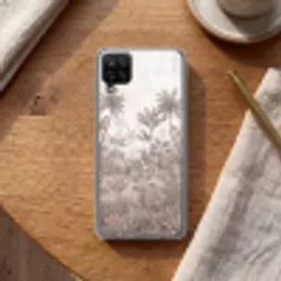 Jungle - Dieren - Palmbomen Telefoonhoesje Samsung Galaxy A12 klein -sfeer1
