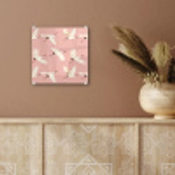 Modern - Kraanvogels - Roze plexiglas 5mm klein 11 -sfeer5