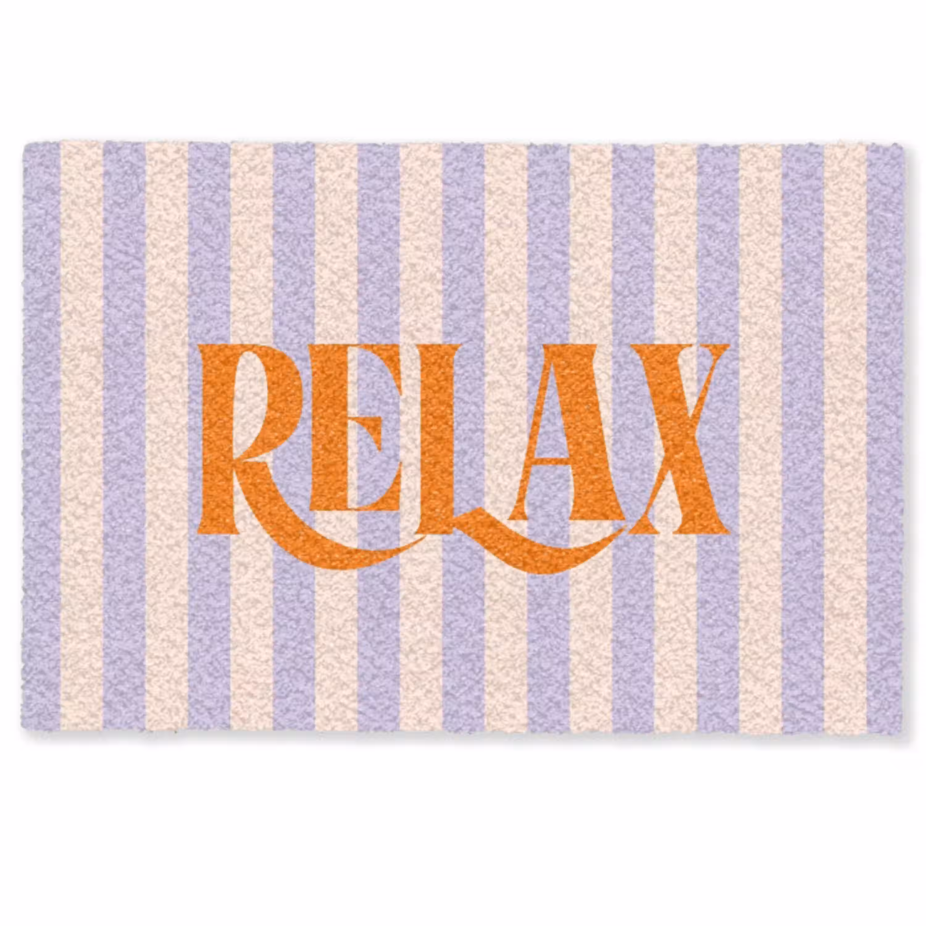 Lila - Oranje - Strepen - Relax Deurmat klein -zkaufland3d