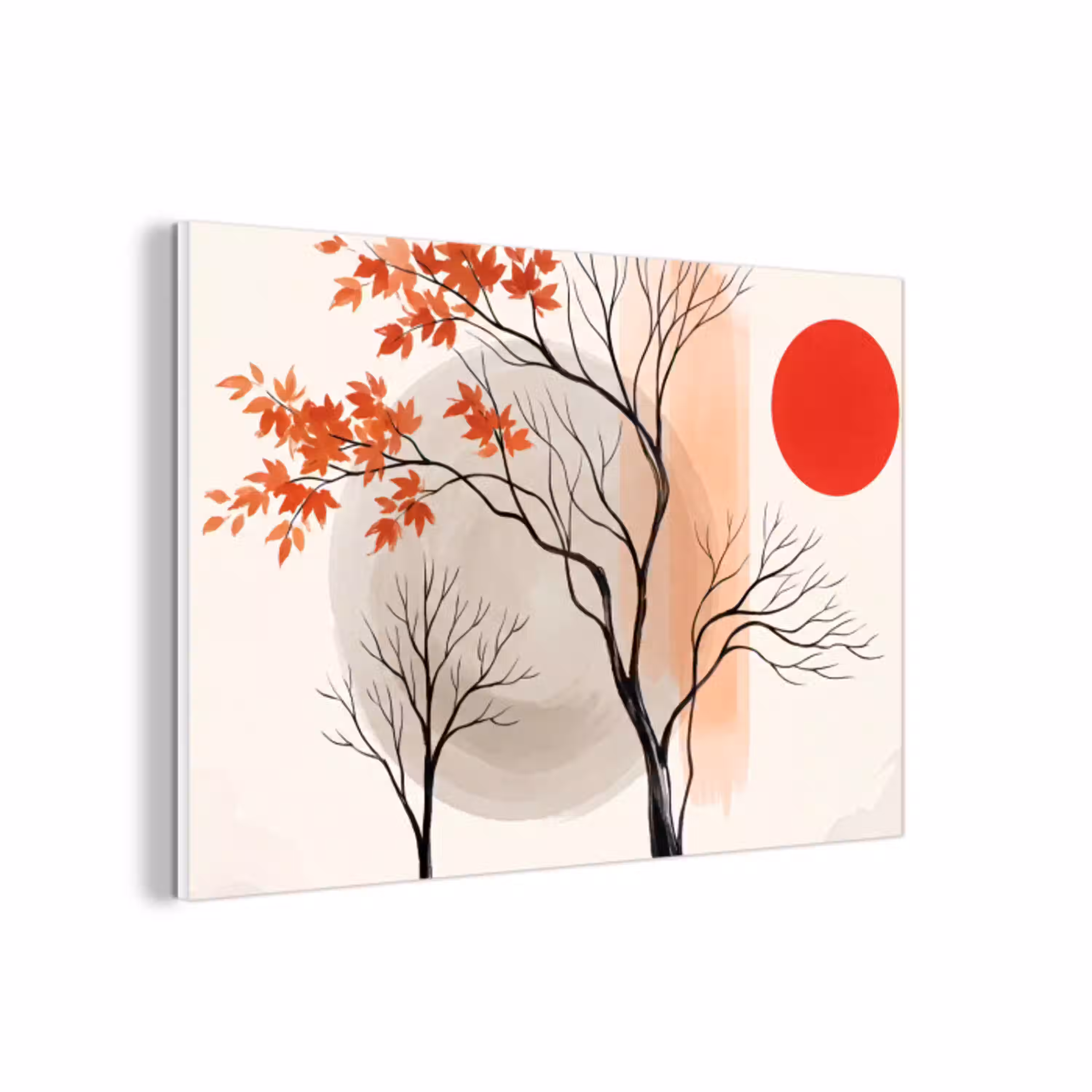 Boom - Rood - Abstract forex 5mm xxl -3d