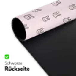 Konijnen - Minimalistisch - Roze Muismat XXL klein 681 -ysfeer2_duits