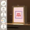 Grl pwr - Roze - Kader Light Box met kabel (Tafellamp) klein -USP_NL