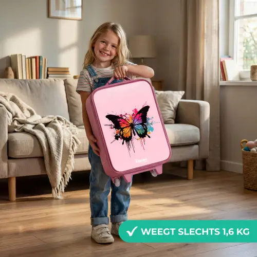 Vlinderverf Kinderkoffer - Roze klein -sfeer2_NL