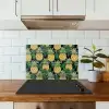 Patroon - Tropisch - Ananas - Illustratie keuken achterwand spatscherm klein 900 -sfeer2