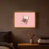 Doosje - Bonbons - Liefdevolle - Tekst Light Box met batterij (Wandlamp) middel -sfeer4