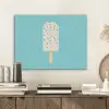 Ijsje - Stokje - Sprinkles - Lichtblauw PET vilt klein -sfeer1
