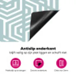 Design - Geometrie - Patroon - Driehoek Inductie beschermer vinyl 3mm klein 276 -wsfeer4_website